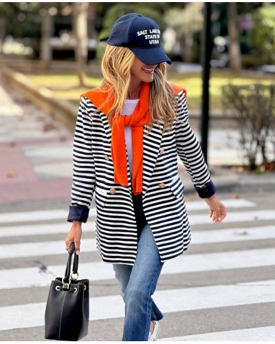 Blazer Navy / Botones Cruzada